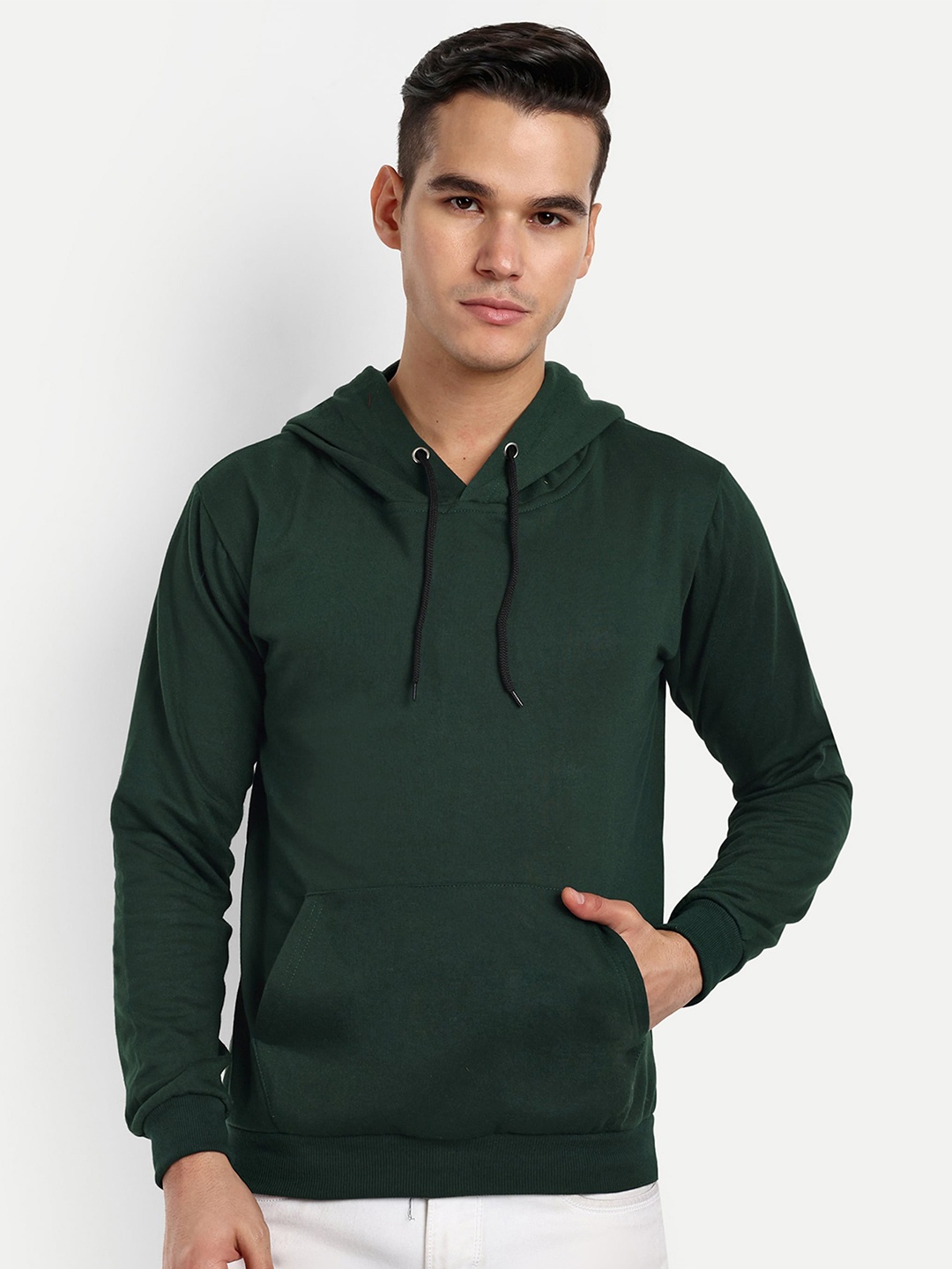 

Divra Clothing Unisex Hooded Fleece Sweatshirt, Green