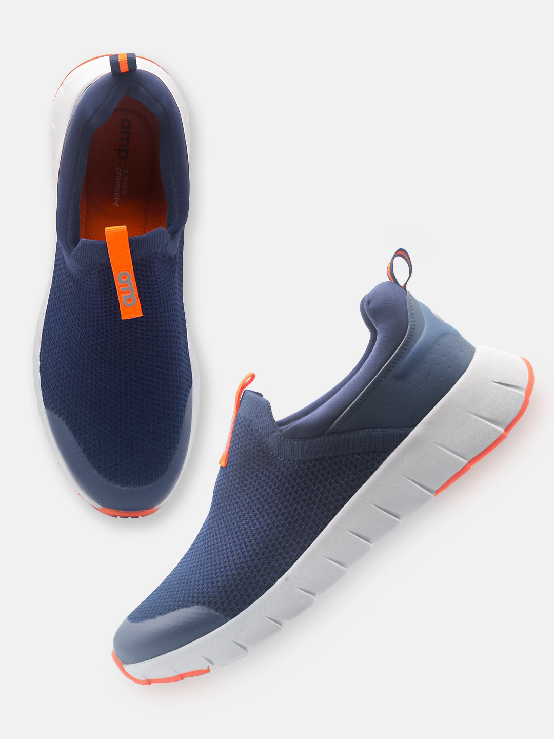 

AMP Men Running Shoes, Navy blue