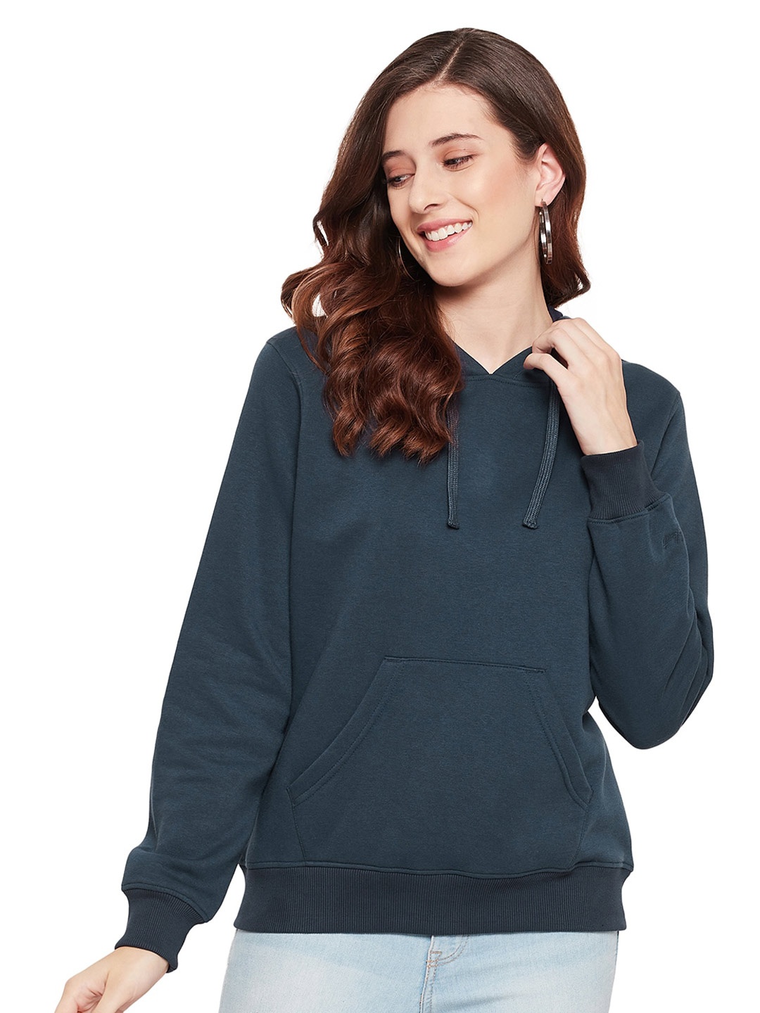 

URKNIT Hooded Pullover Sweatshirt, Blue