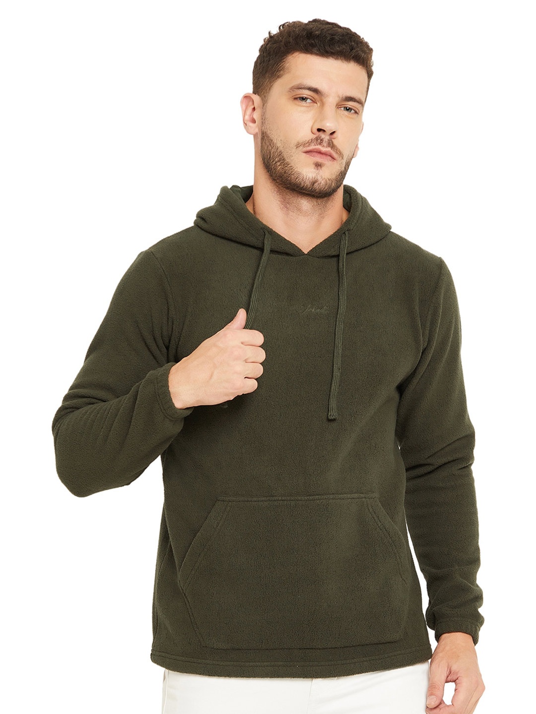 

URKNIT Hooded Pullover Sweatshirt, Olive