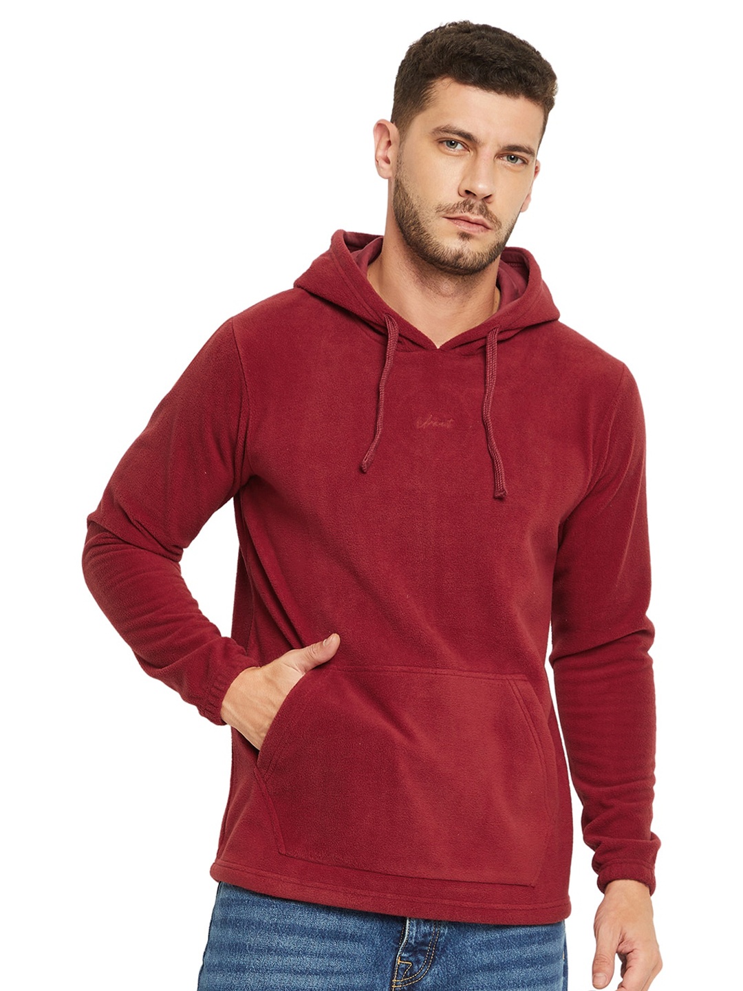 

URKNIT Hooded Sweatshirt, Maroon