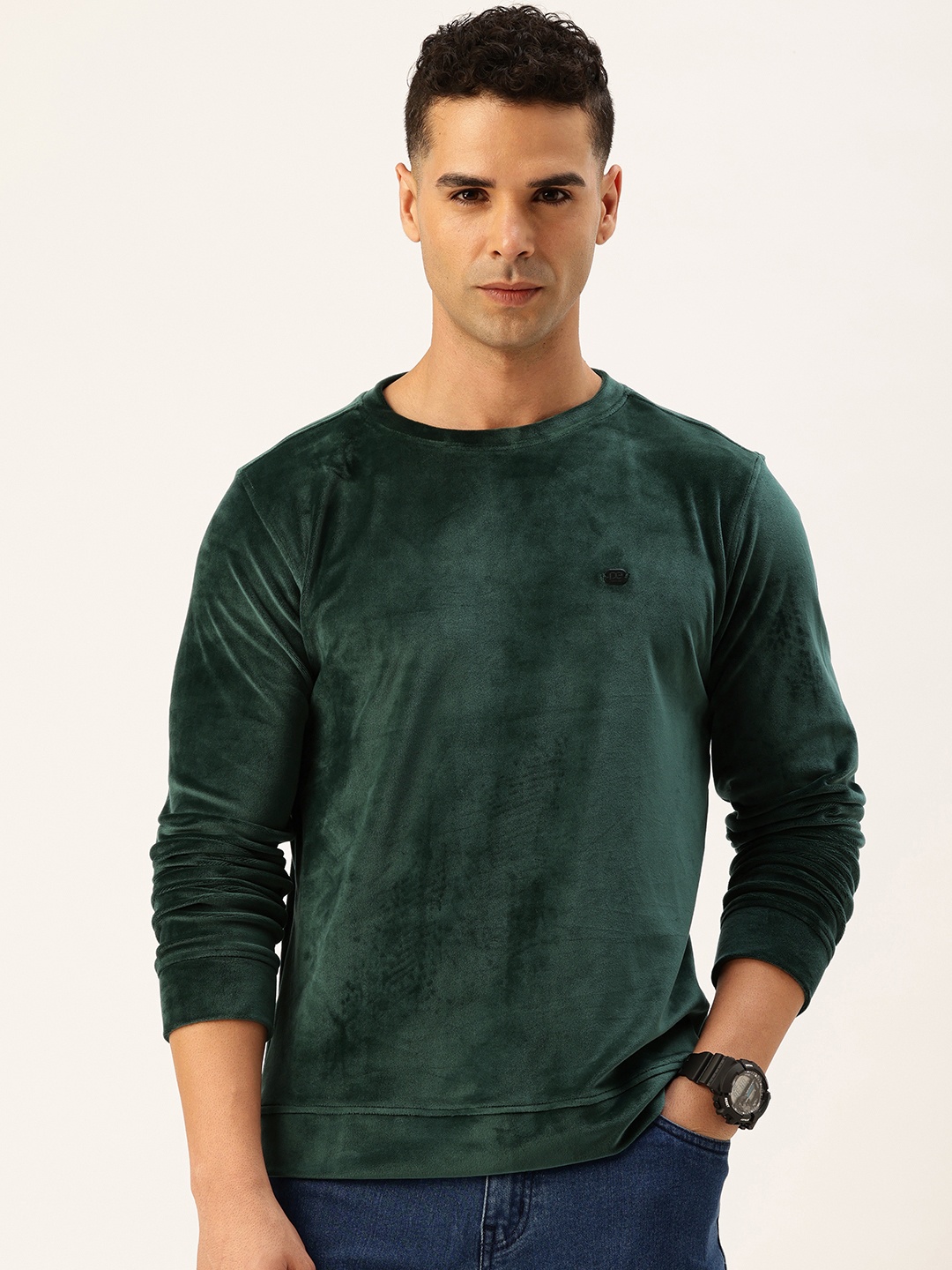 

Peter England Fuzzy Sweatshirt, Green