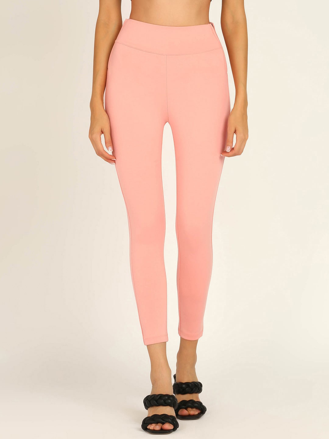 

DressBerry Women Skinny Fit Jeggings, Peach
