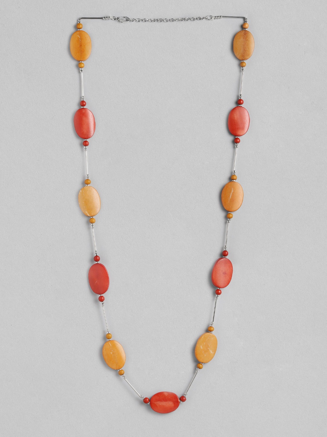

RICHEERA Silver-Plated Beaded Necklace