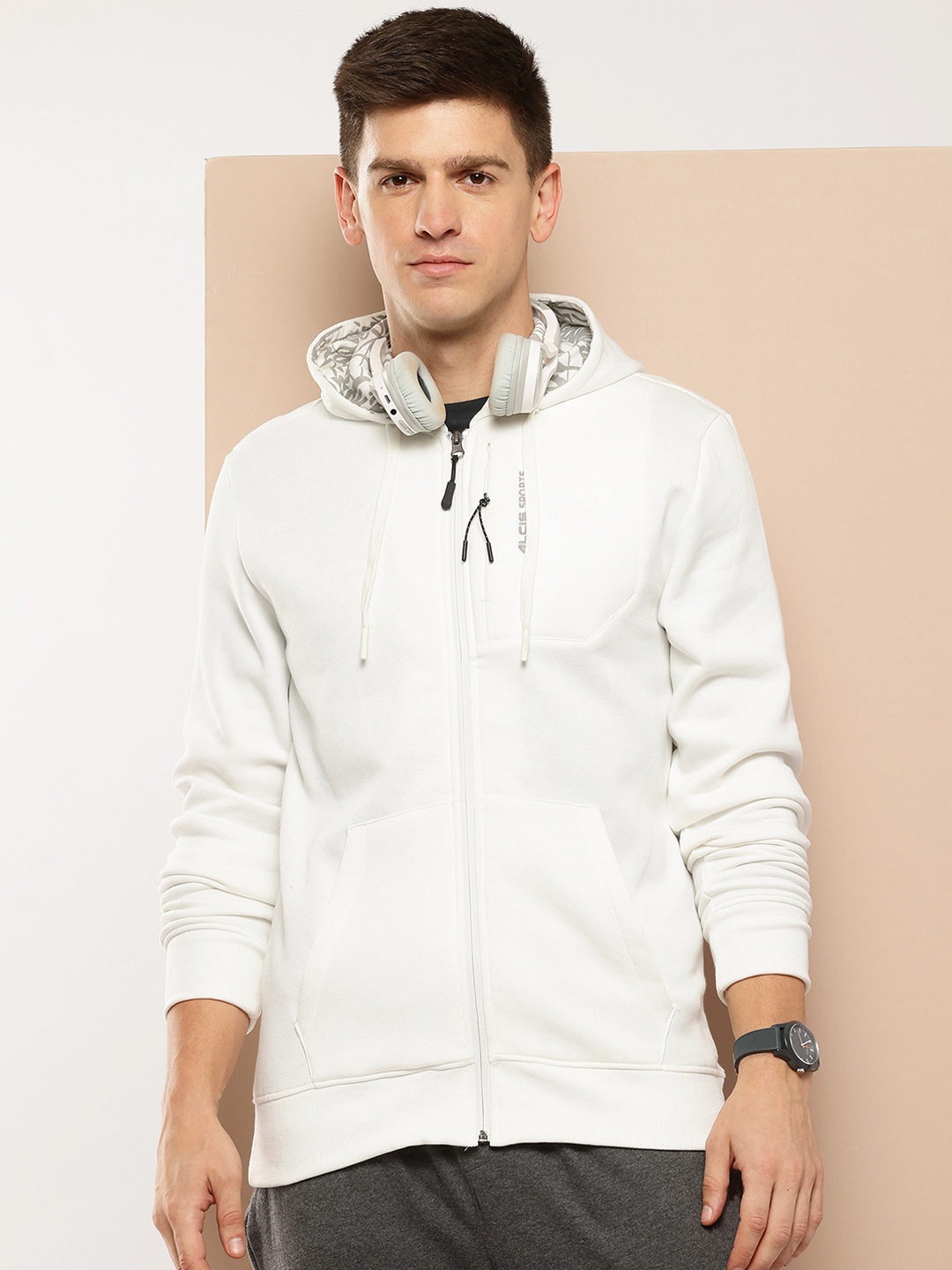 

Alcis Men Open Front Zenith Jacket, White