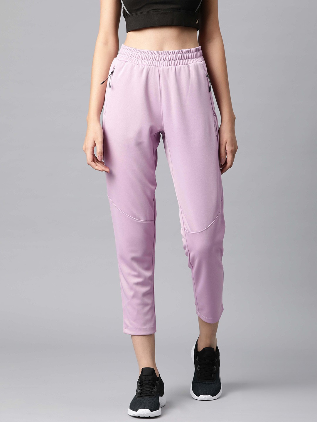 

Alcis Women Slim Fit Hyper Hue Performance Reflective Track Pants, Pink