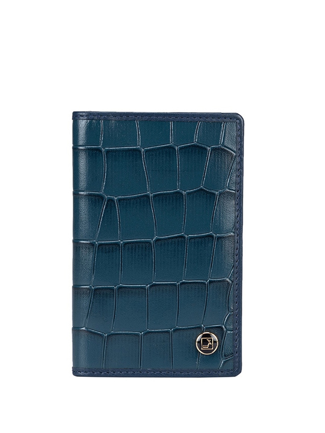 

Da Milano Men Leather Card Holder, Blue
