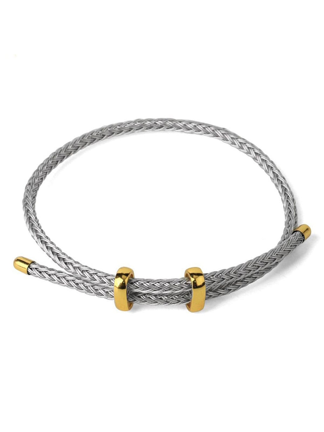 

ZIVOM Gold Plated Stainless Steel Wraparound Bracelet