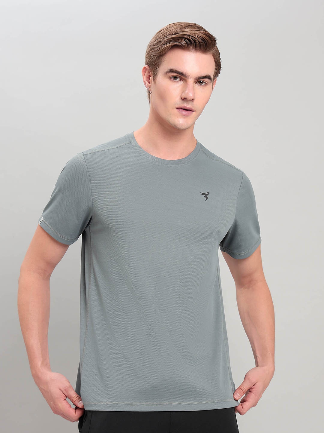 

Technosport Antimicrobial Slim Fit Training T-shirt, Grey