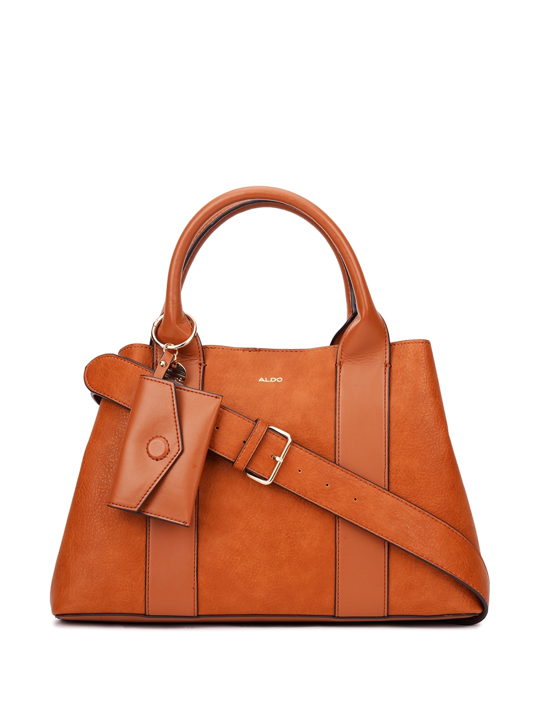 

ALDO Structured Satchel Bag, Tan