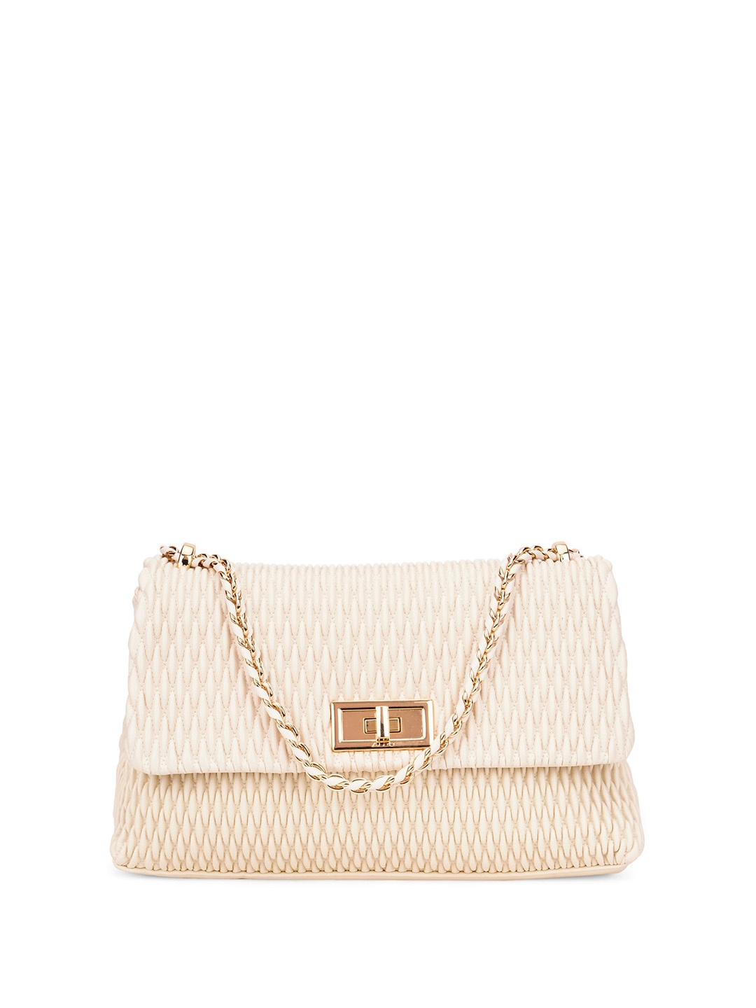 

ALDO Textured Structured Sling Bag, White