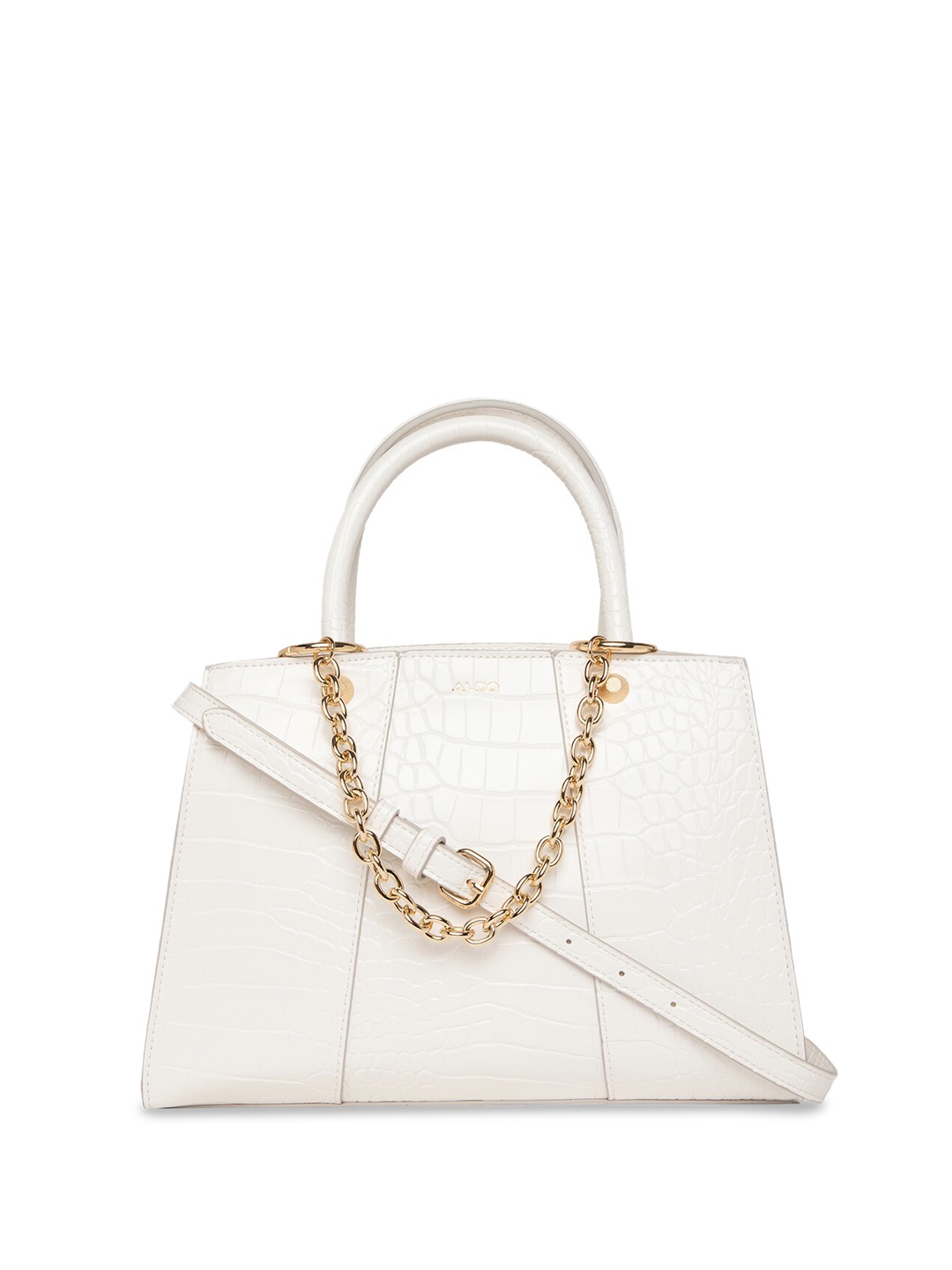 

ALDO Animal Textured Structured Handheld Bag, White