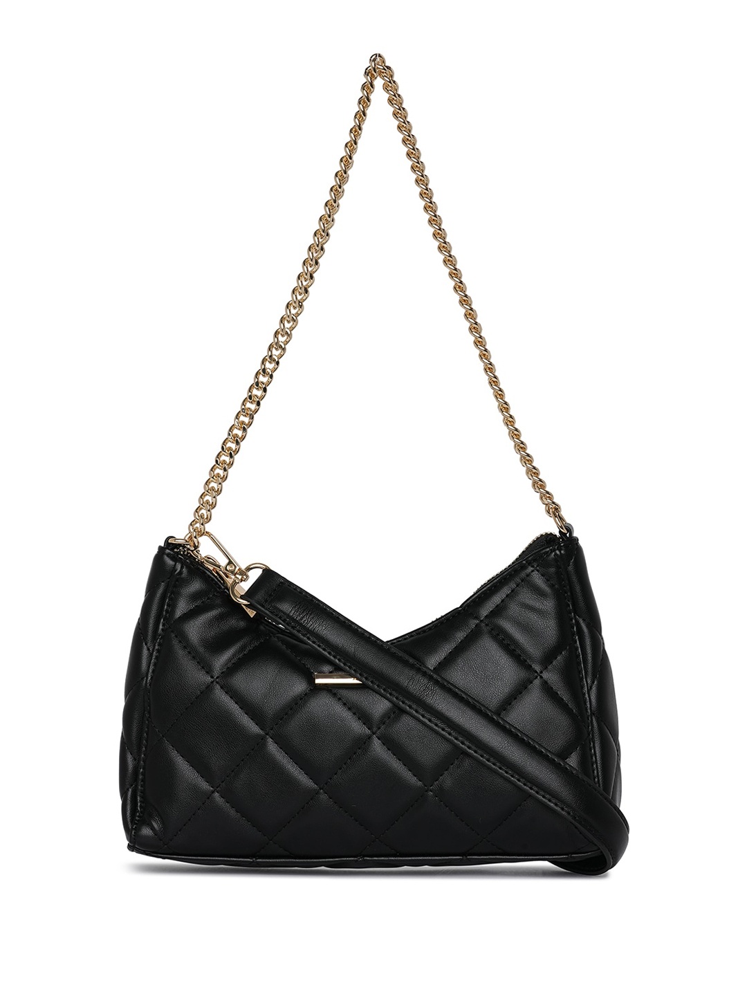 

ALDO Structured Sling Bag with Quilted, Black