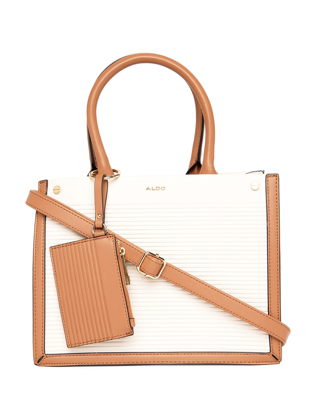 

ALDO Textured Structured Handheld Bag, White