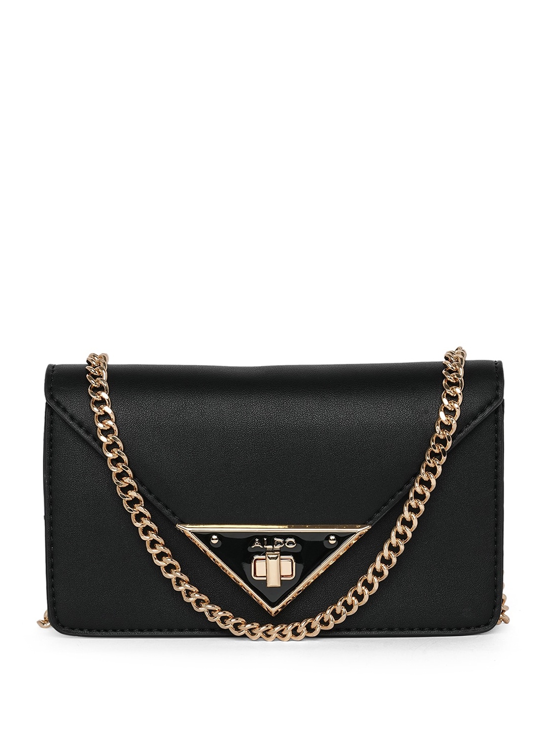 

ALDO Women Envelope Wallet With Wrist Loop, Black