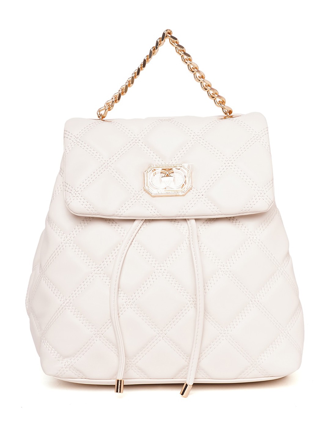 

ALDO Women Quilted Small Backpack, White