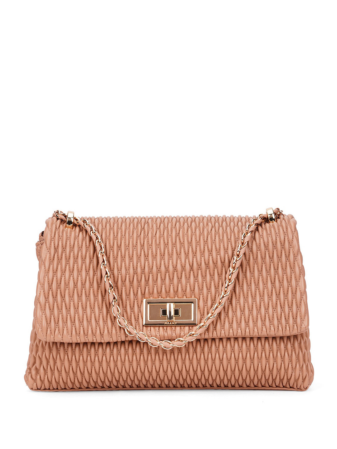 

ALDO Textured Structured Sling Bag, Brown