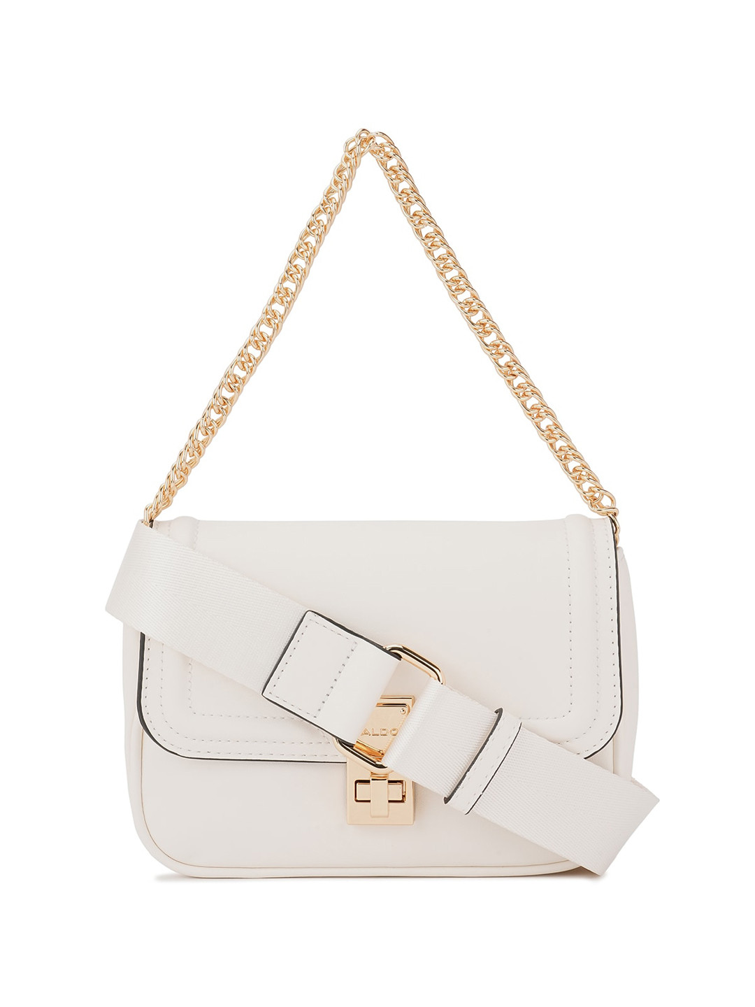

ALDO Structured Sling Bag, White