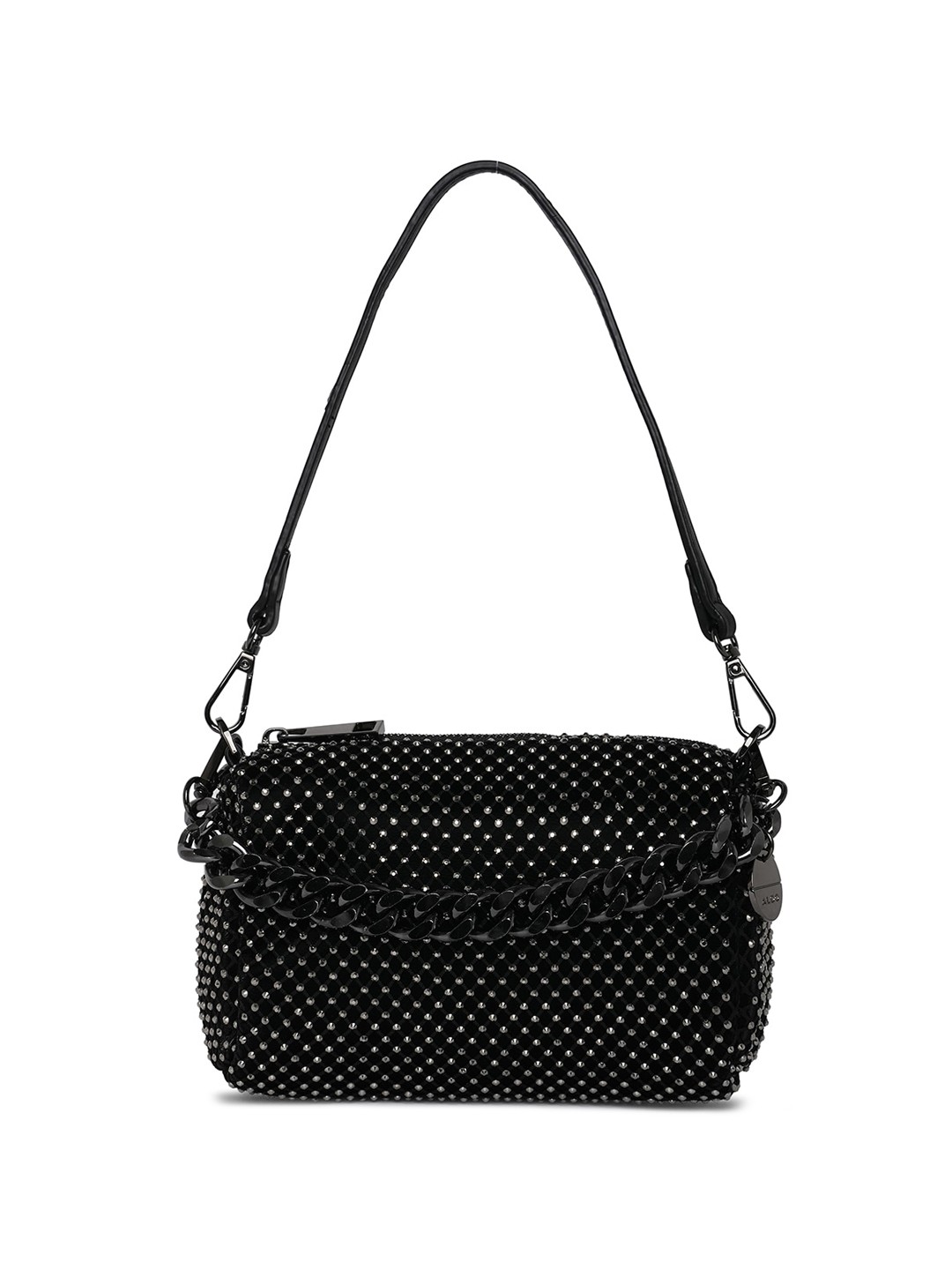 

ALDO Embellished Shoulder Bag, Black