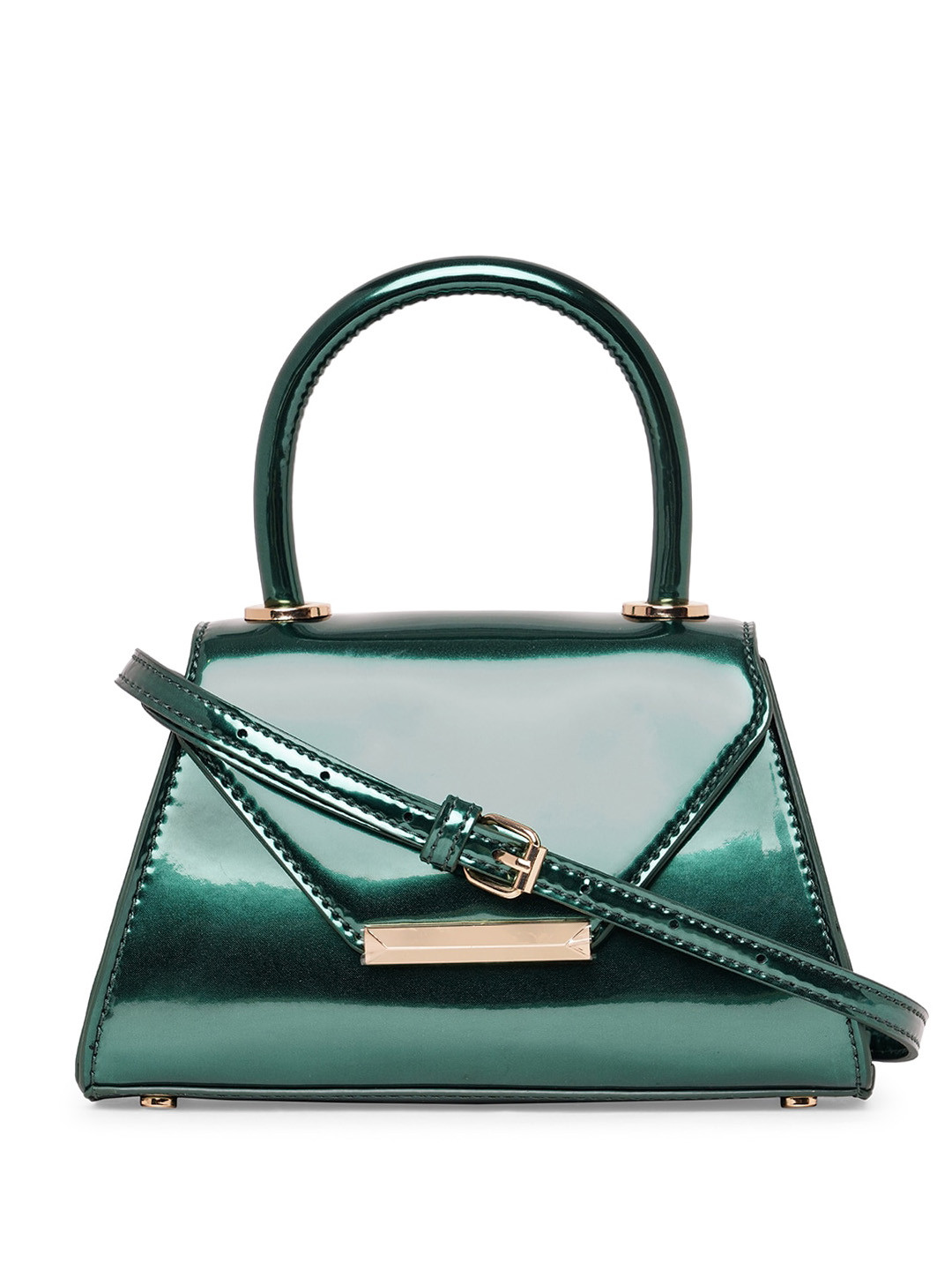 

ALDO PU Structured Handheld Bag, Green
