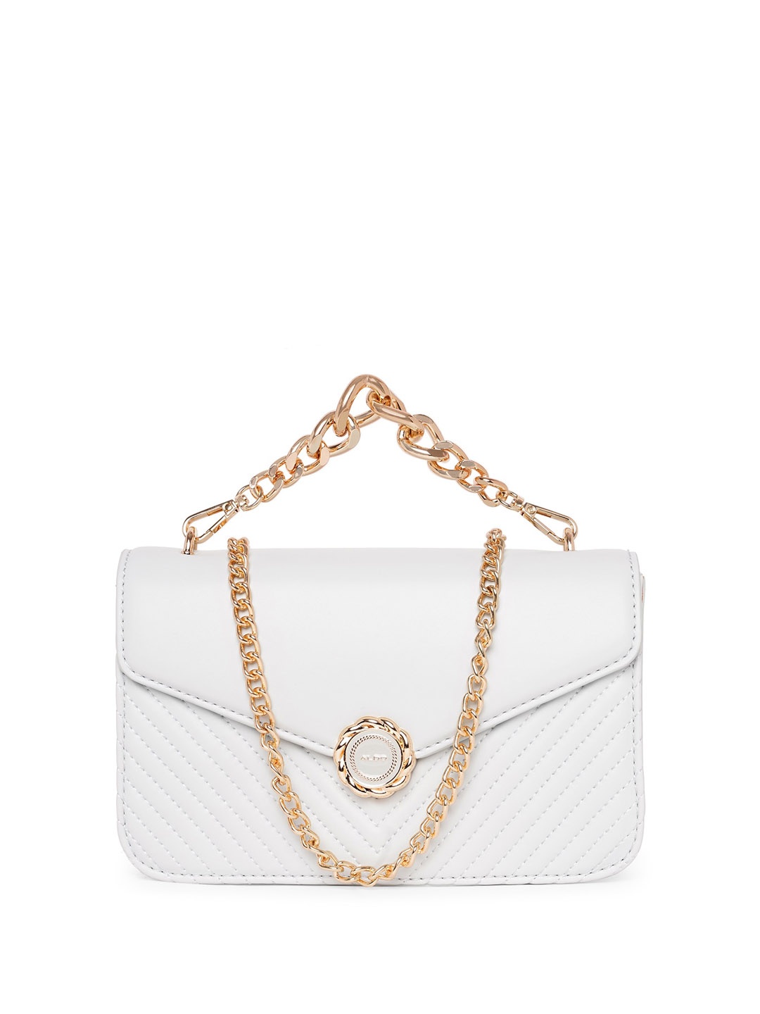 

ALDO Textured Structured Sling Bag, White