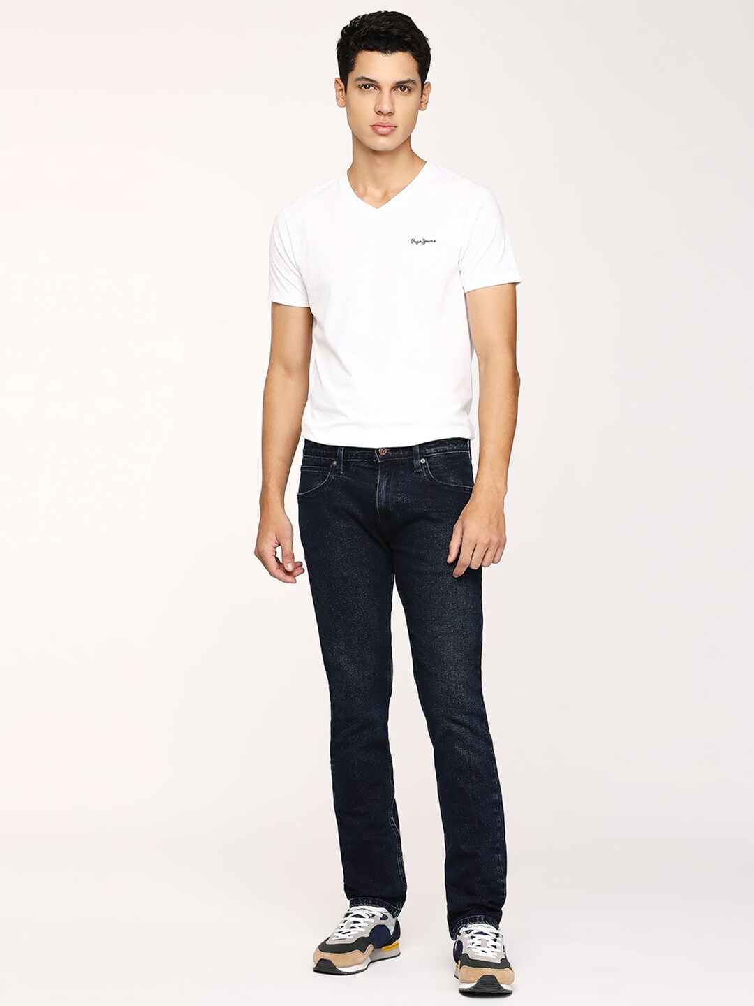 

Pepe Jeans V-Neck Slim Fit T-shirt, White