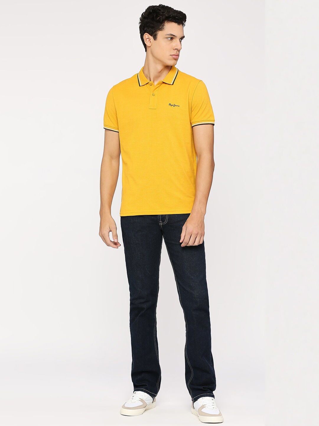 

Pepe Jeans Polo Collar Regular Fit T-shirt, Yellow