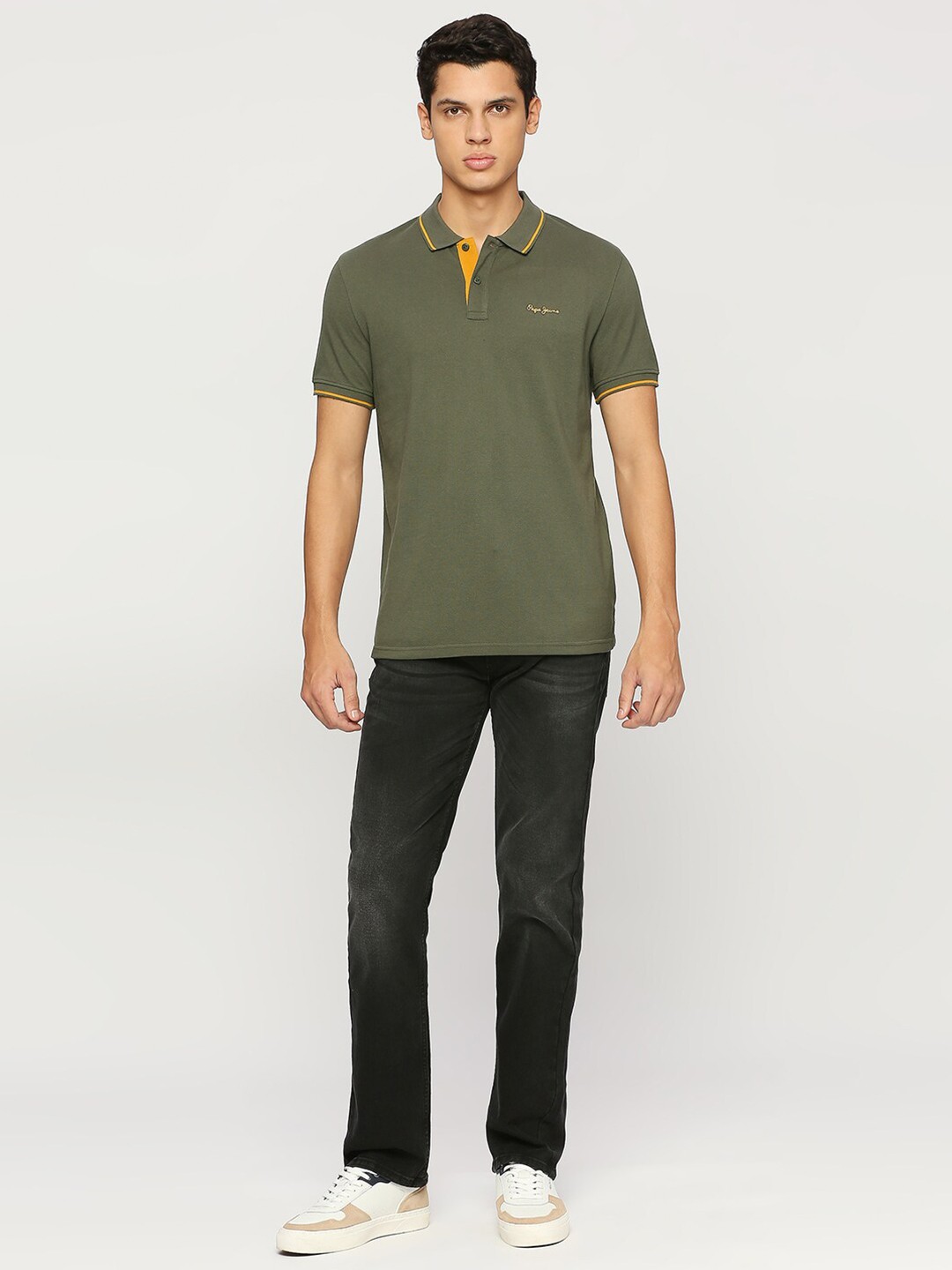

Pepe Jeans Polo Collar Short Sleeves T-shirt, Green