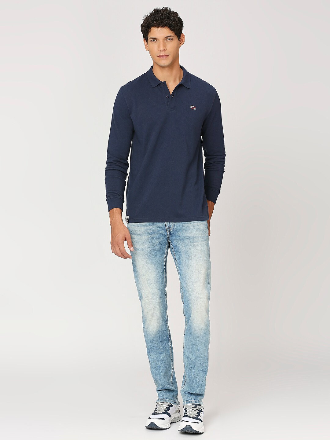 

Pepe Jeans Polo Collar Long Sleeves T-shirt, Blue