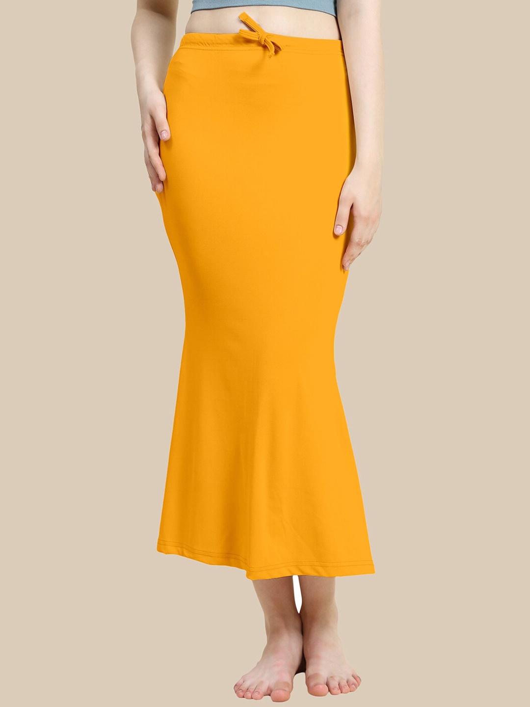 

Jaanvi Fish Cut Style Saree Shapewear, Mustard