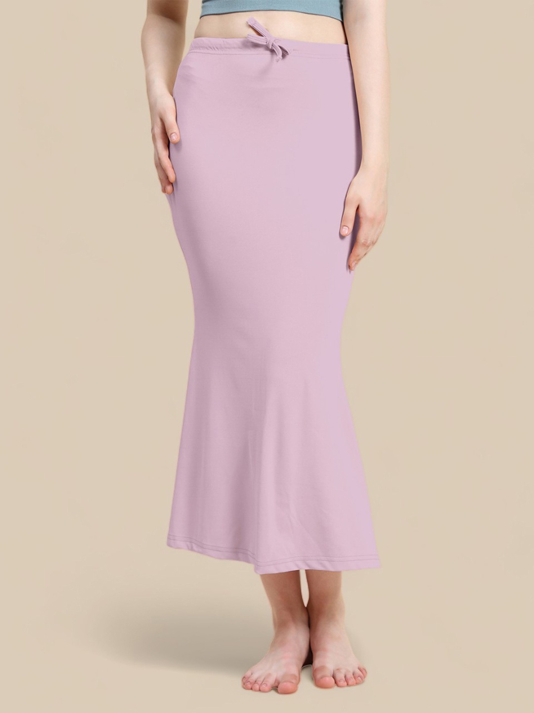 

Jaanvi High Rise Fish Cut Style Stretchable Breathable Saree Shapewear, Lavender
