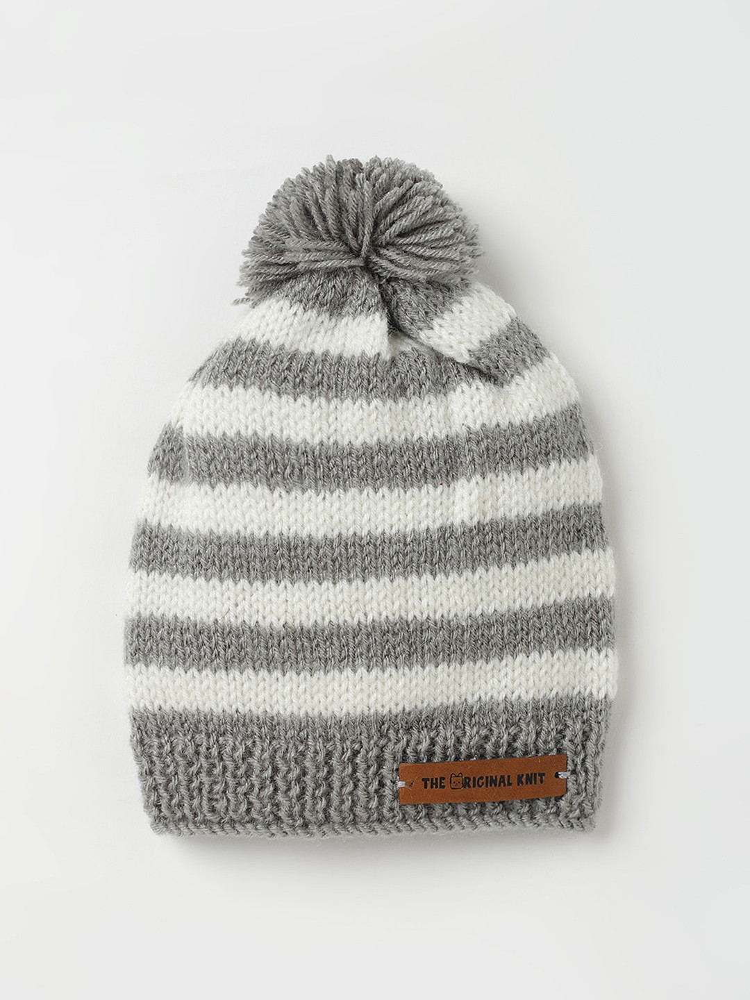 

The Original Knit Infants Self Design Beanie, Grey