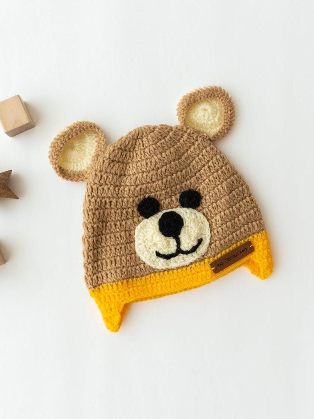 

The Original Knit Infants Self Design Beanie, Beige