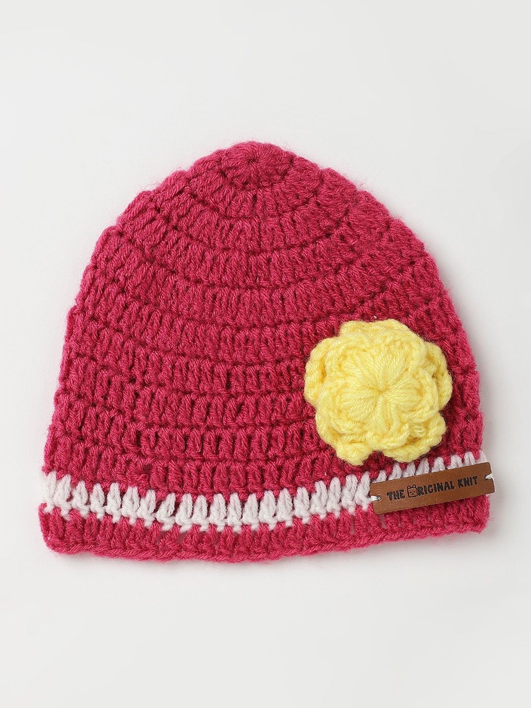 

The Original Knit Infants Self Design Beanie, Red