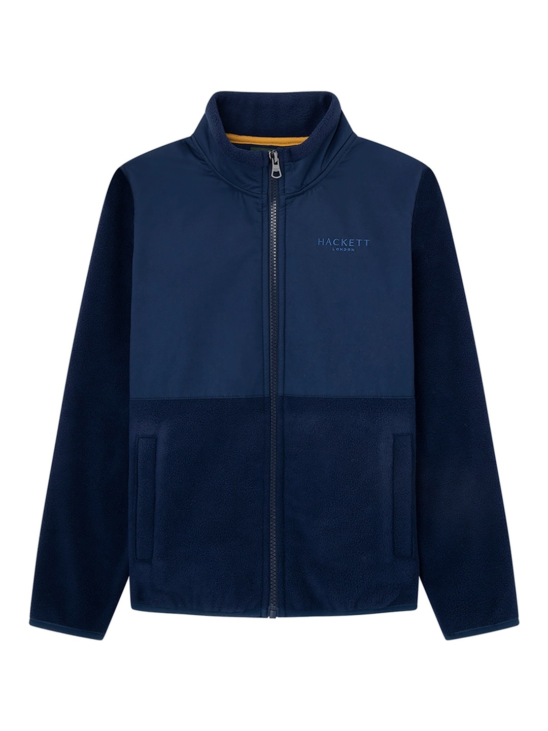 

HACKETT LONDON Boys Mock Collar Long Sleeves Sweatshirt, Navy blue