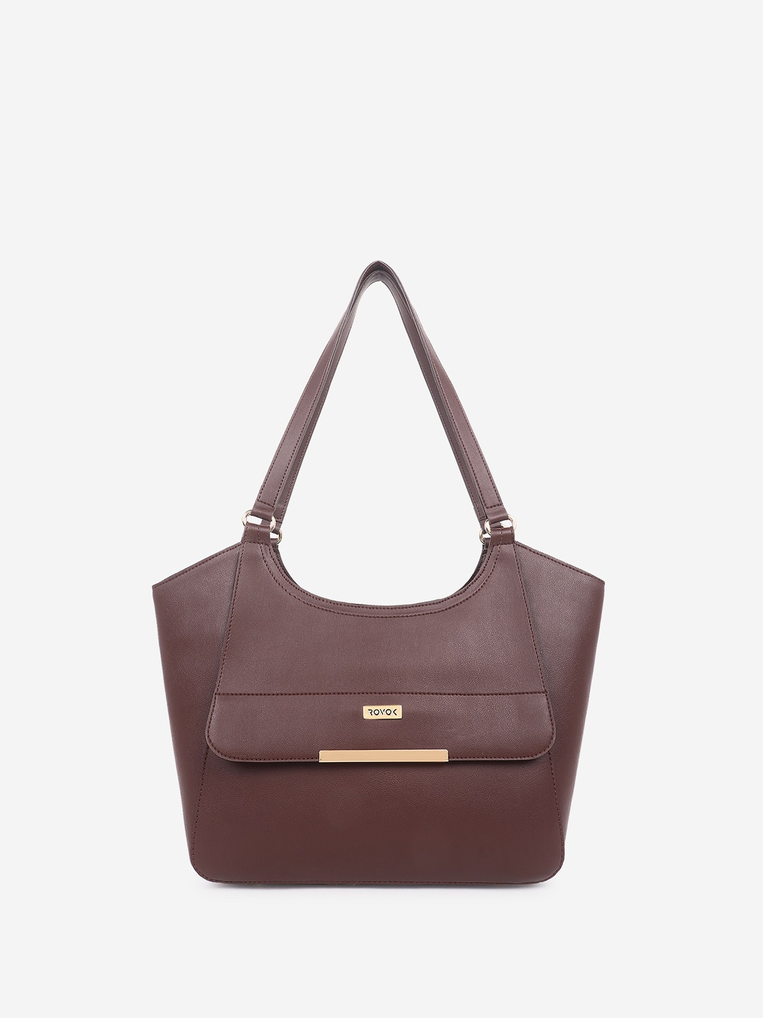 

ROVOK Textured Shoulder Bag, Brown