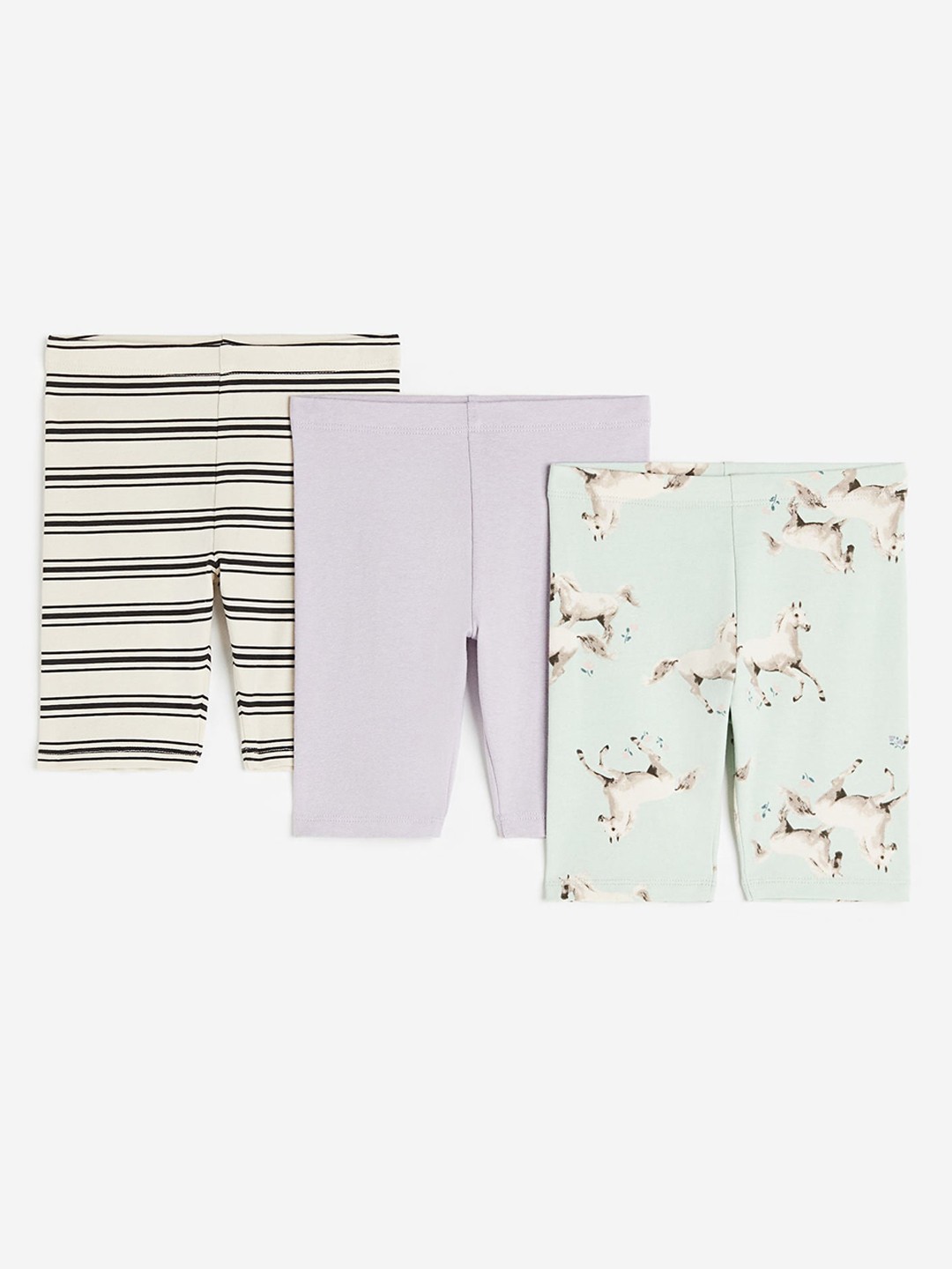 

H&M Infant Girls Pack Of 3 Cycling Shorts, Green