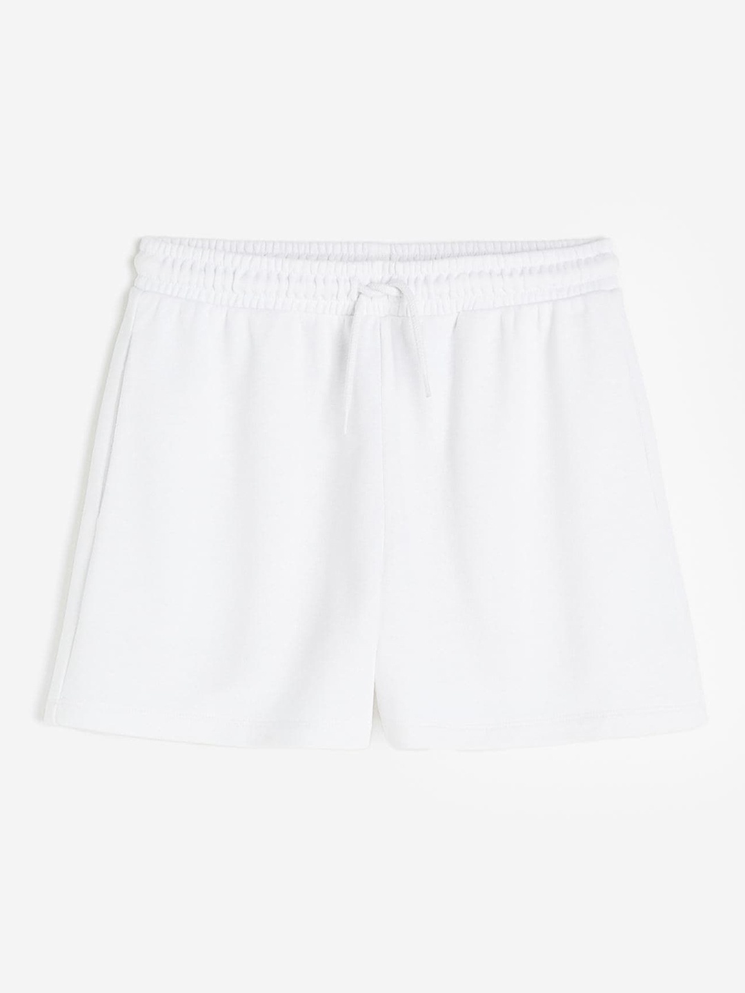 

H&M Women Sweatshirt Shorts, White