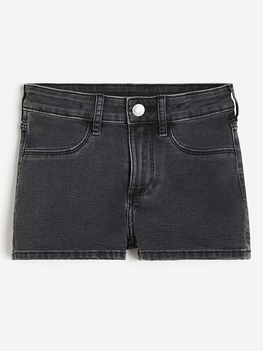 

H&M Girls Denim Shorts, Grey