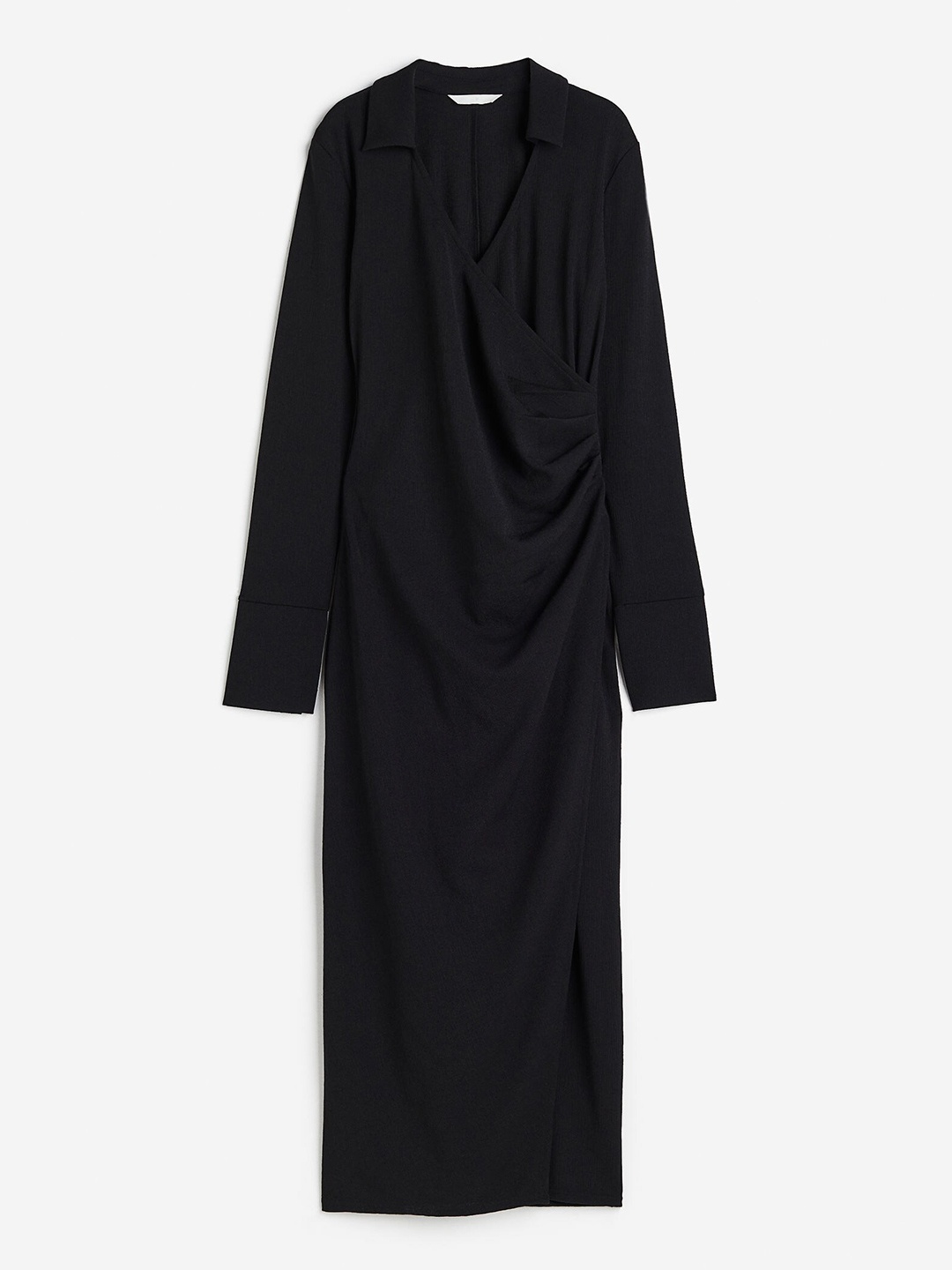 

H&M Women Wrap Jersey Dress, Black