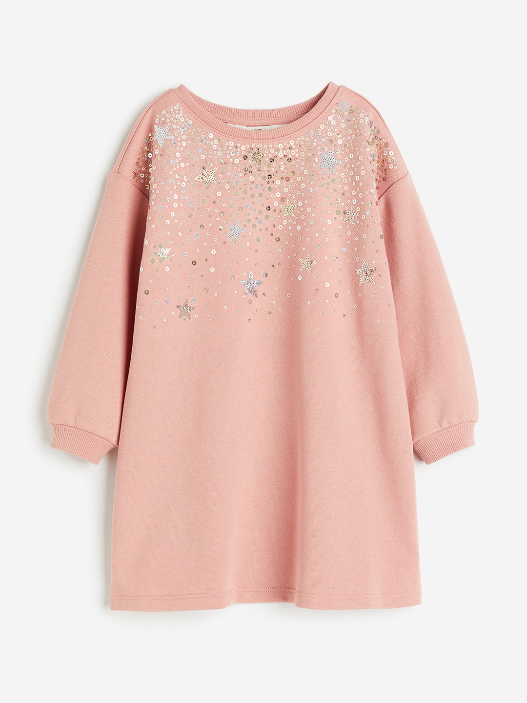 

H&M Girls Reversible Sequin-Motif Dress, Pink