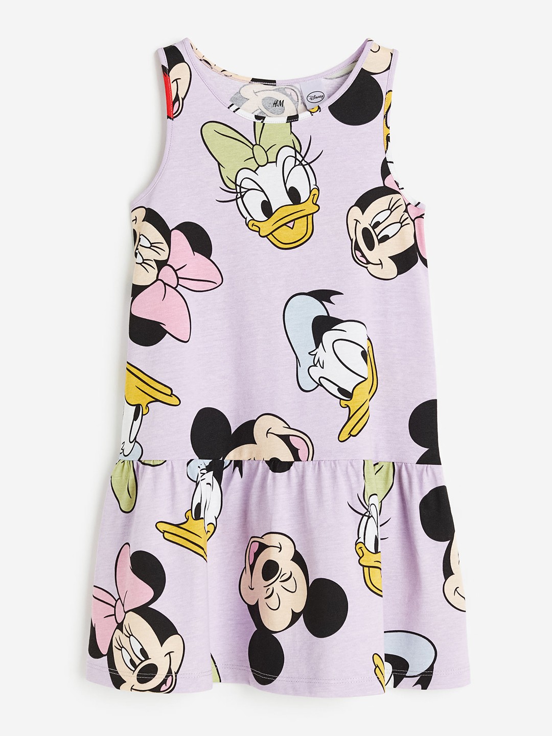 

H&M Infant Girls Pure Cotton Sleeveless Jersey Dress, Lavender