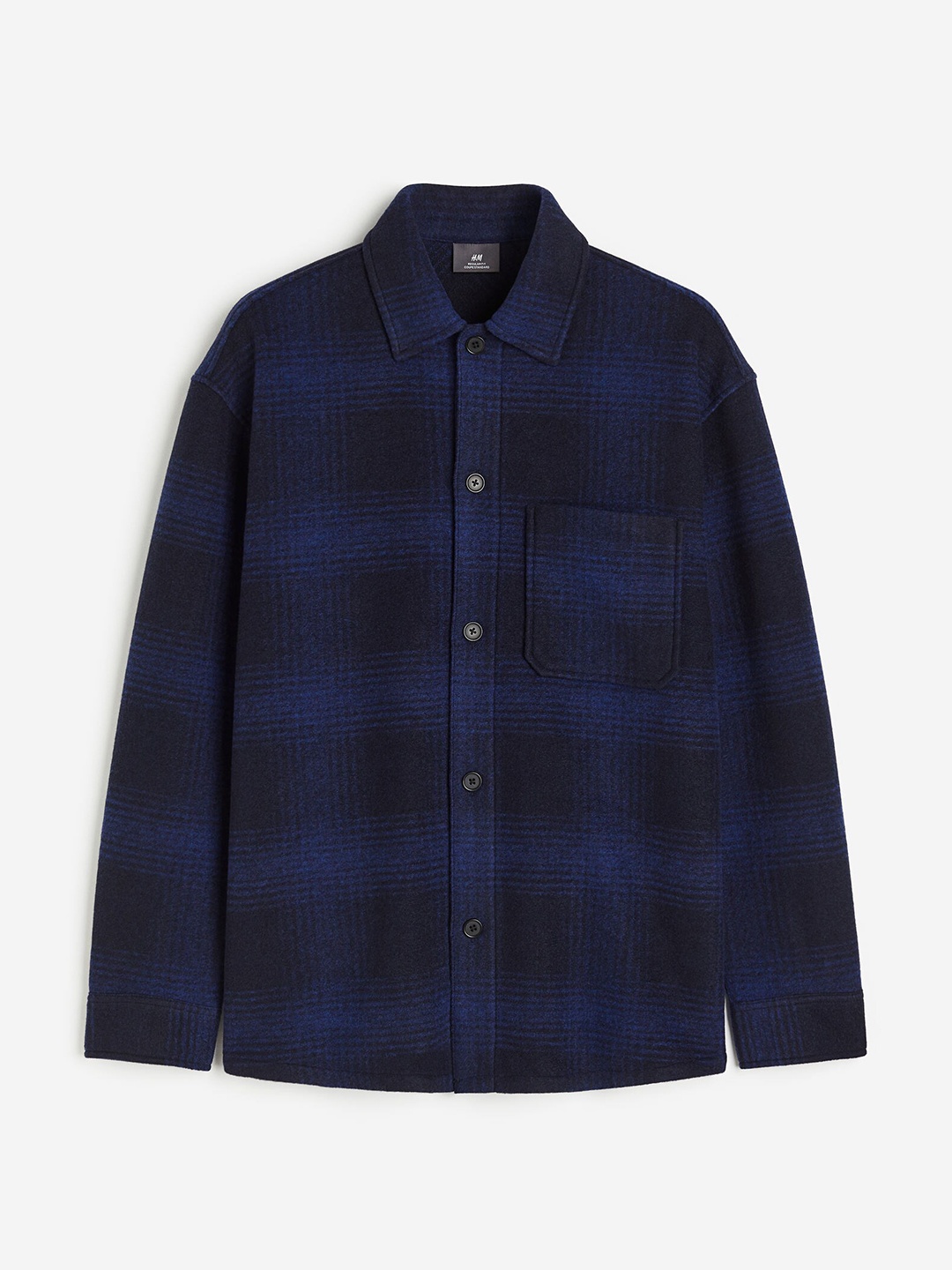 

H&M Relaxed Fit Overshirt, Blue