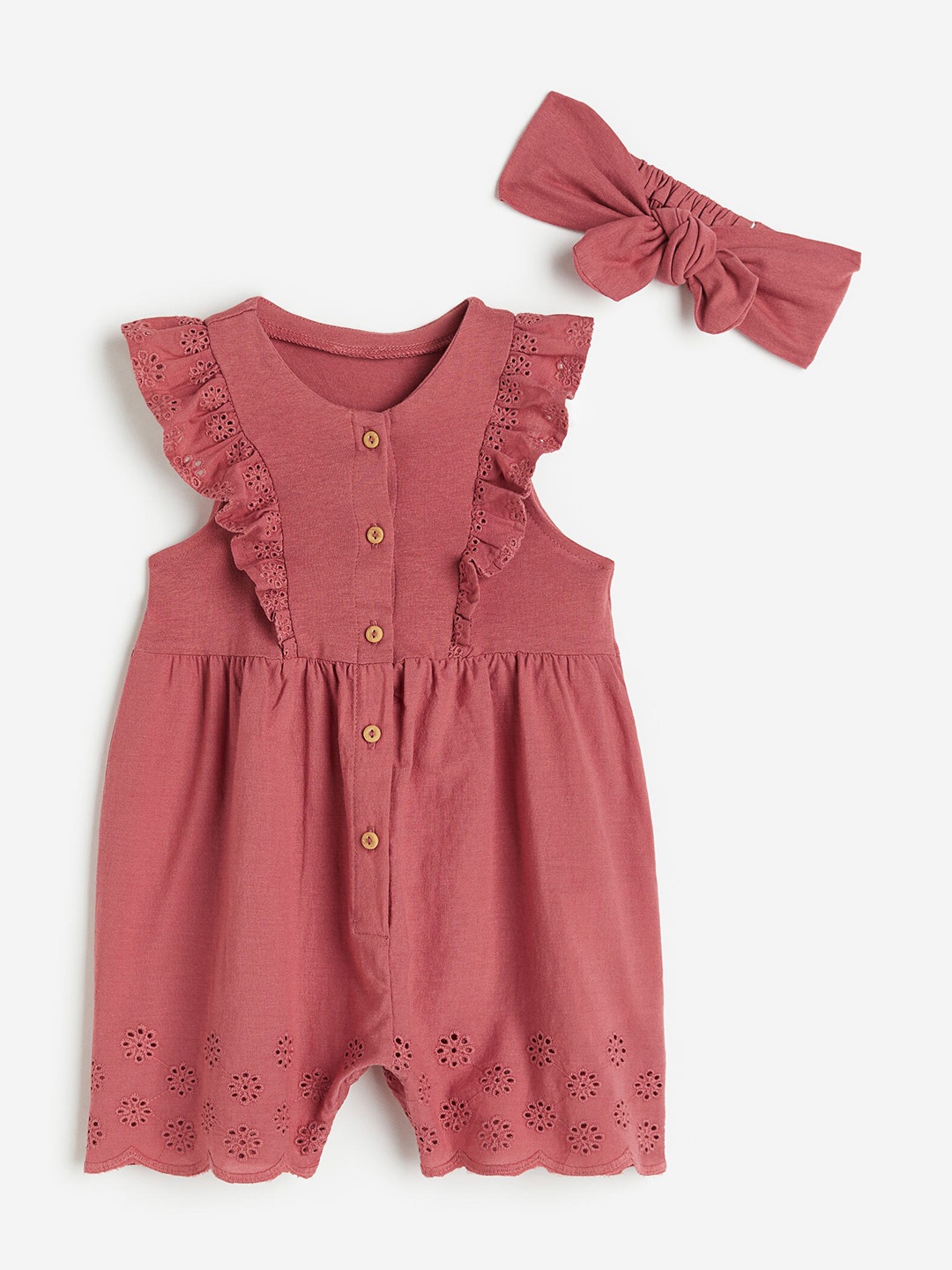 

H&M Girls 2-Piece Soft Cotton Set, Pink