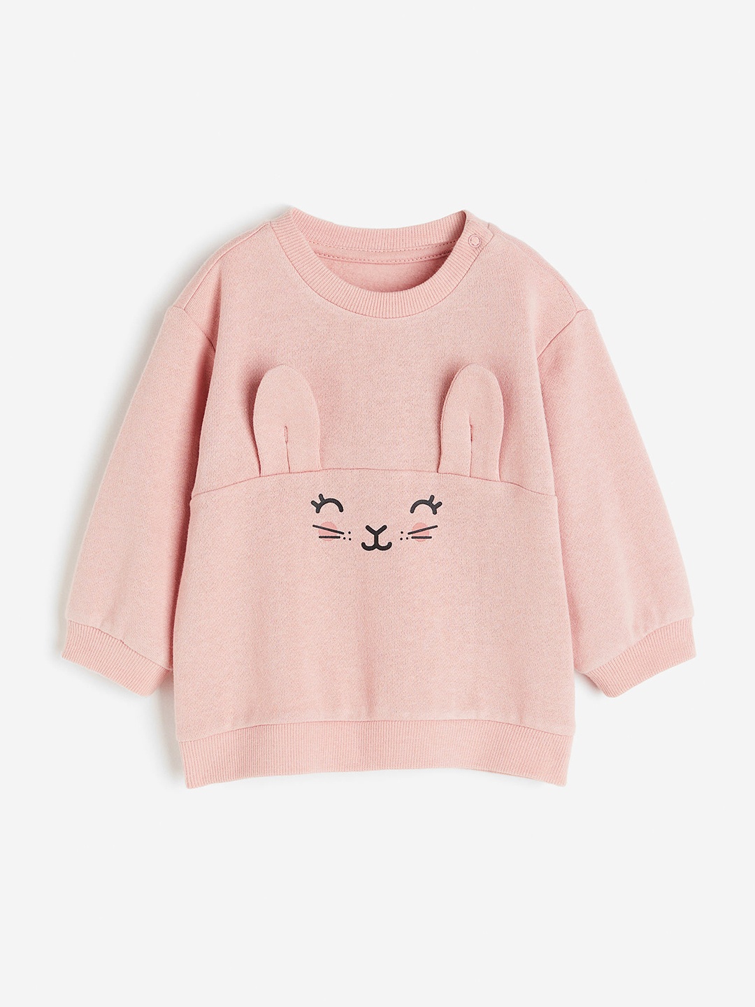 

H&M Girls Cotton Sweatshirt, Pink
