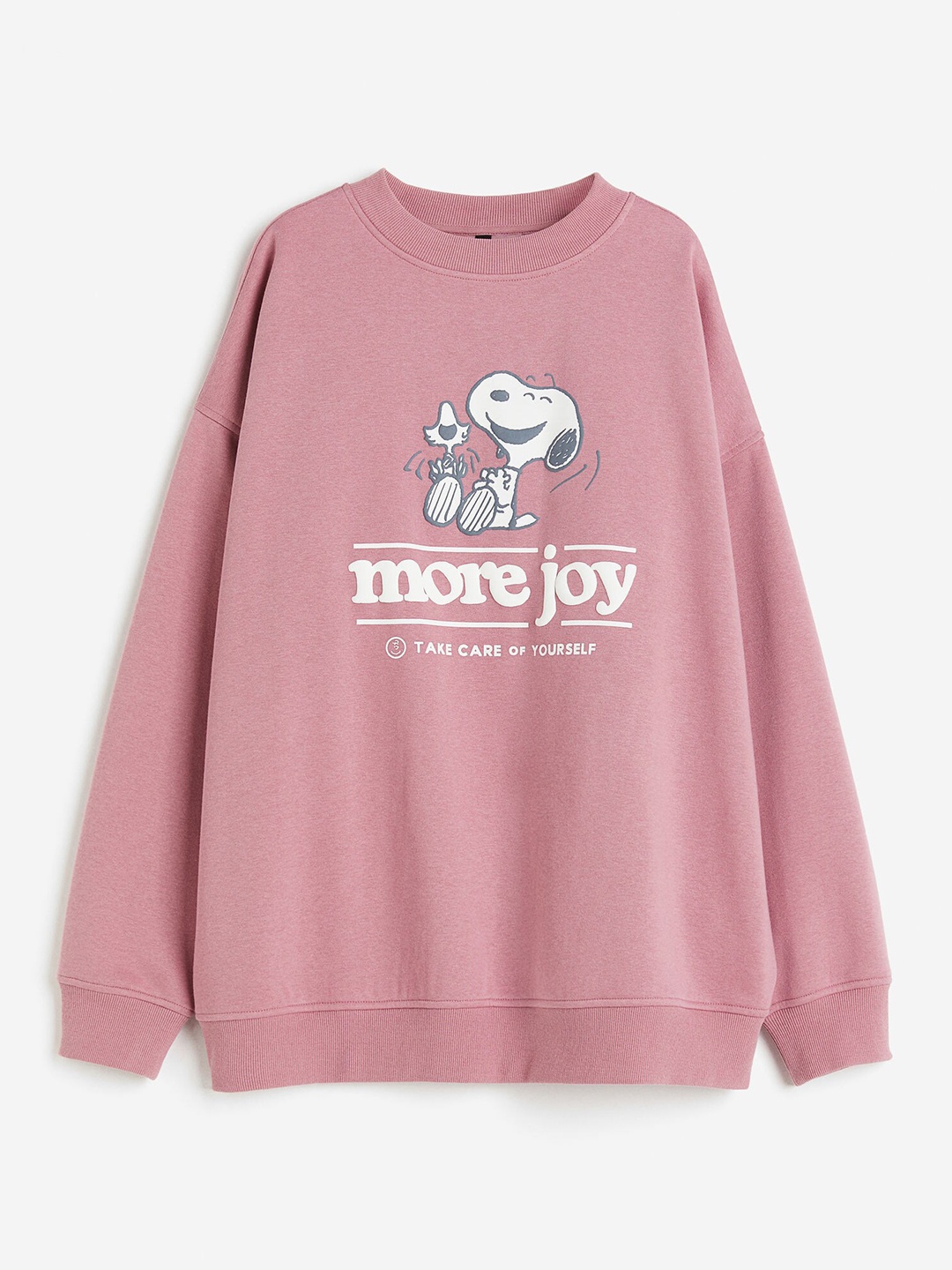 

H&M Women Oversized Printed Sweatshirt, Pink