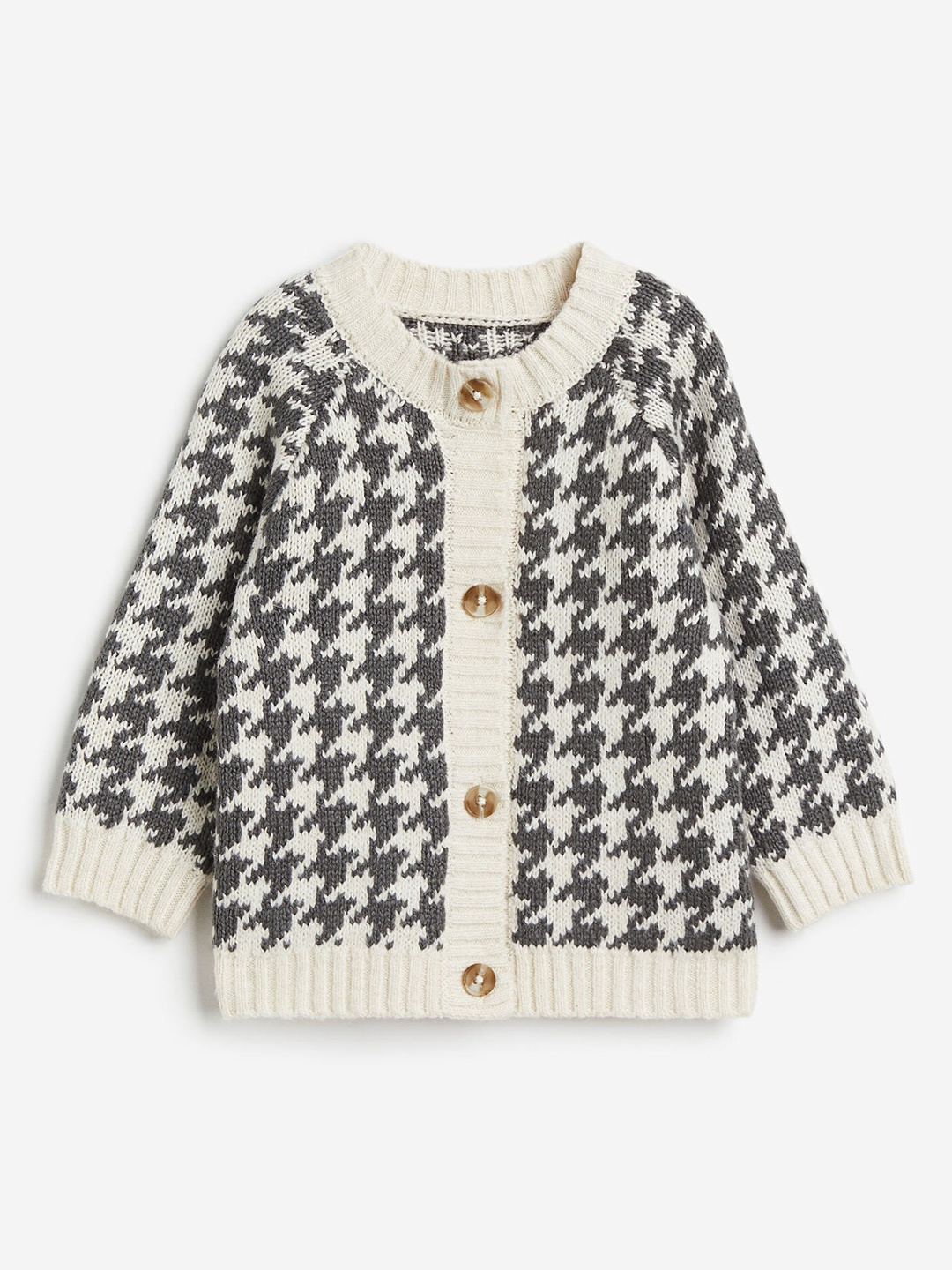 

H&M Boys Knitted Cardigan, Grey