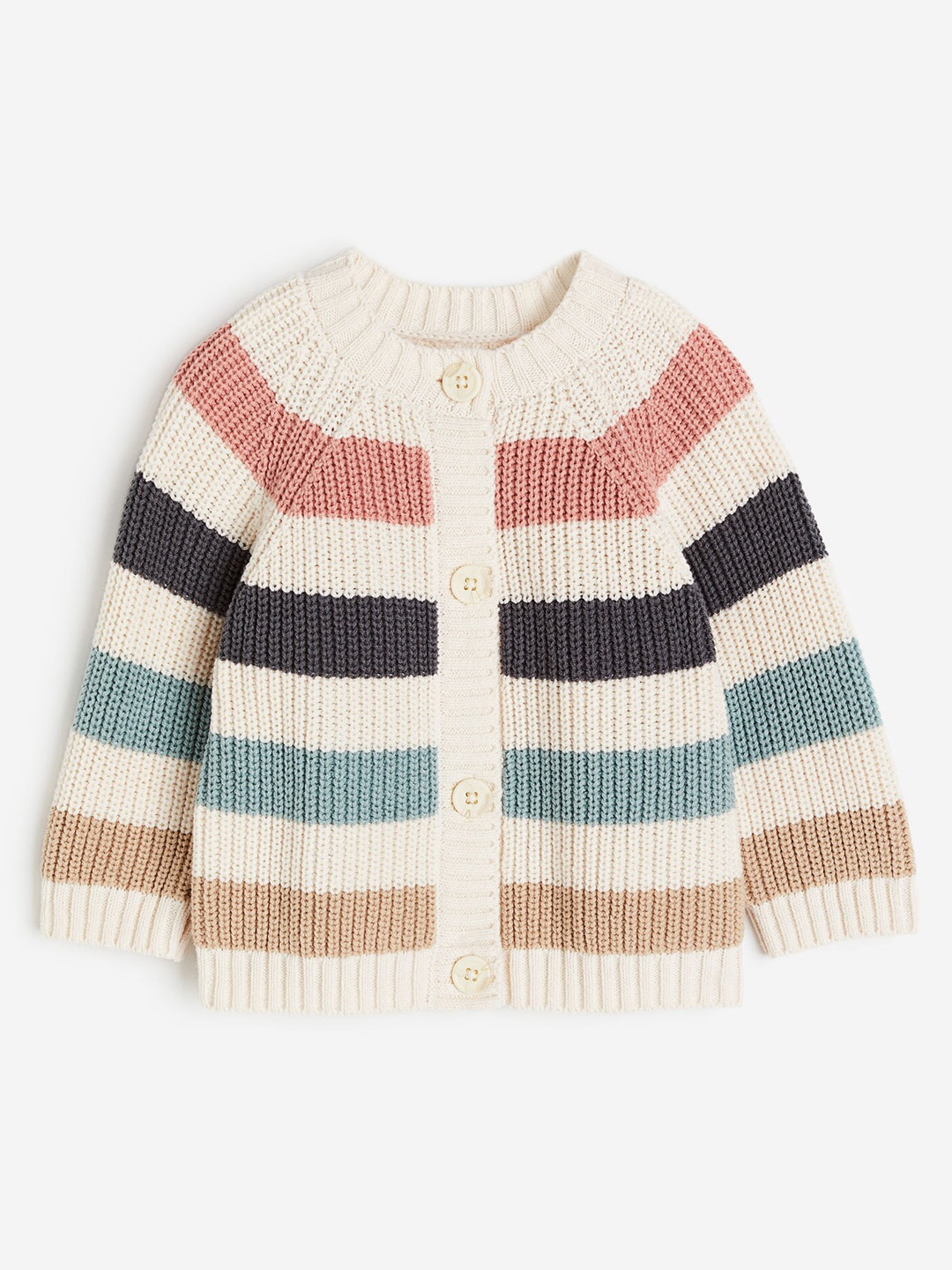 

H&M Infant Boys Knitted Cardigan, Beige