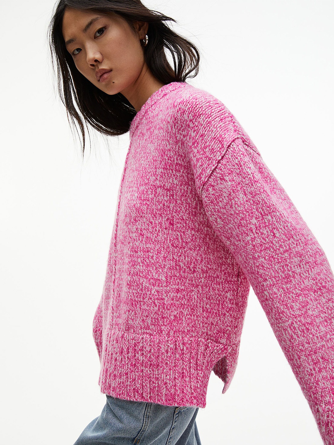 

H&M Seam Detail Jumper, Pink