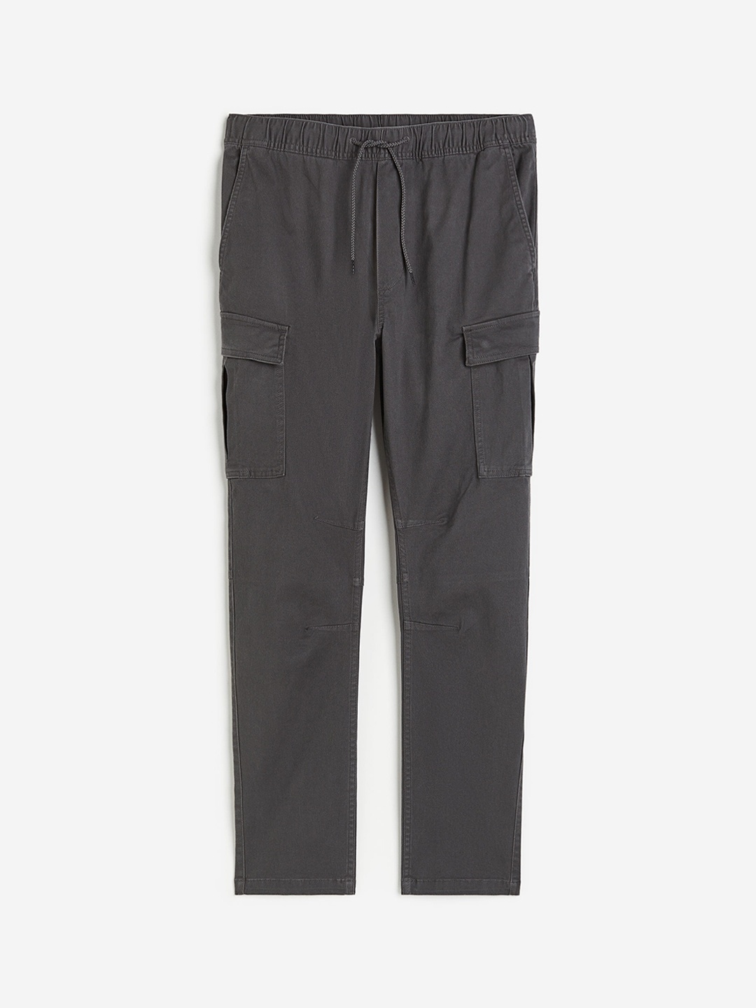 

H&M Men Skinny Fit Cargo Trousers, Grey